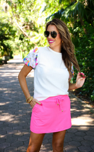 Load image into Gallery viewer, Solid Pink Neon Skort