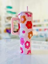 Retro Floral Cup