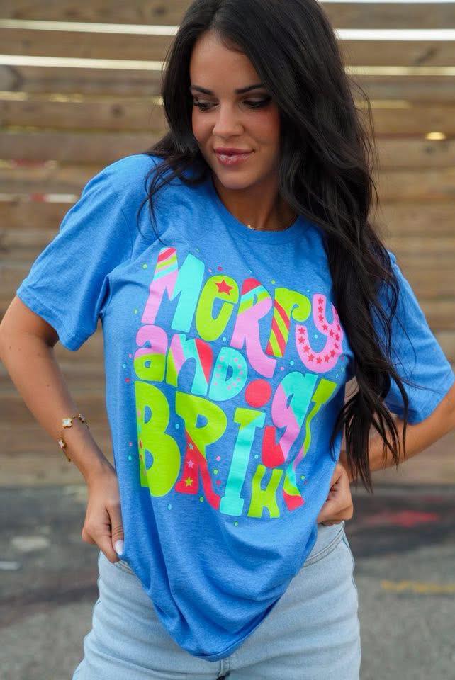 Neon Merry & Bright Tee