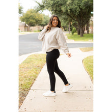 Load image into Gallery viewer, Preorder | BLACK FULL-LENGTH Leggings with POCKET  - Luxe Leggings by Julia Rose®
