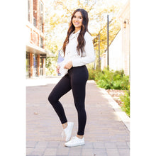 Load image into Gallery viewer, Preorder | BLACK FULL-LENGTH Leggings with POCKET  - Luxe Leggings by Julia Rose®
