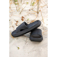 Load image into Gallery viewer, Preorder | Black Insanely Comfy -Beach or Casual Slides
