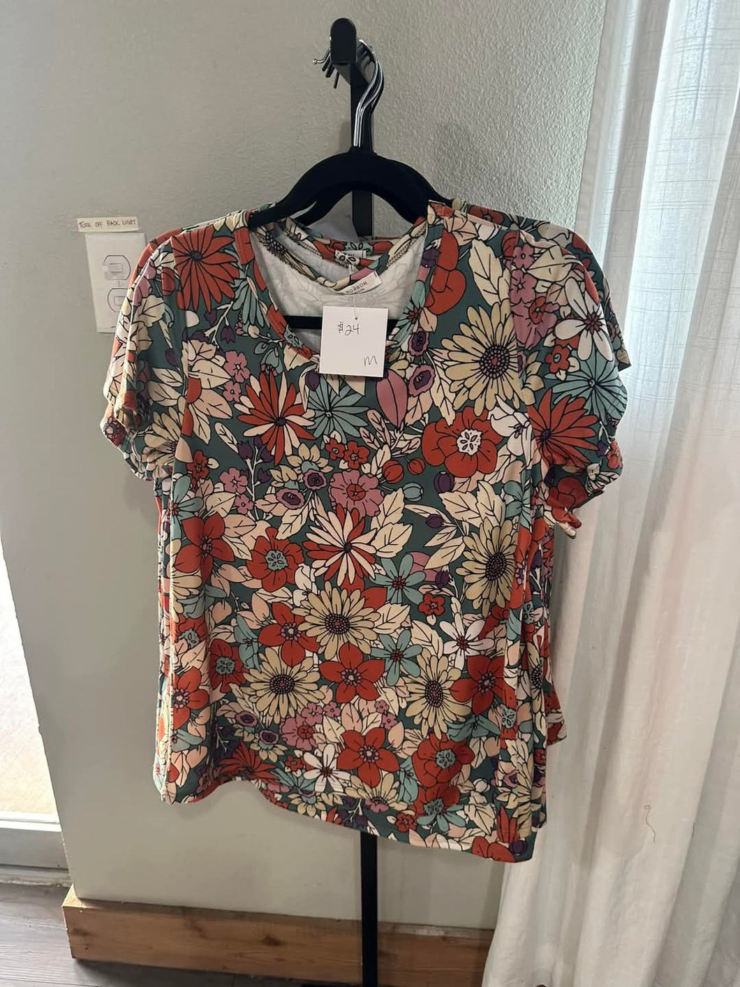 Boho Floral Top