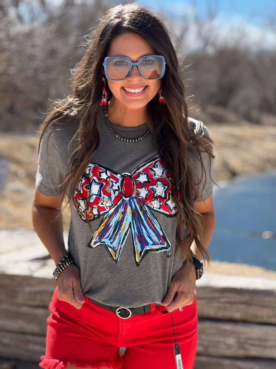 Patriotic Bow ♥️🤍💙