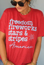 Load image into Gallery viewer, Freedom Fireworks Stars &amp; Stripes Tee

